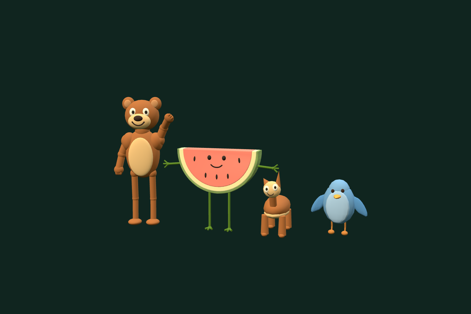 The character cast of TriTown